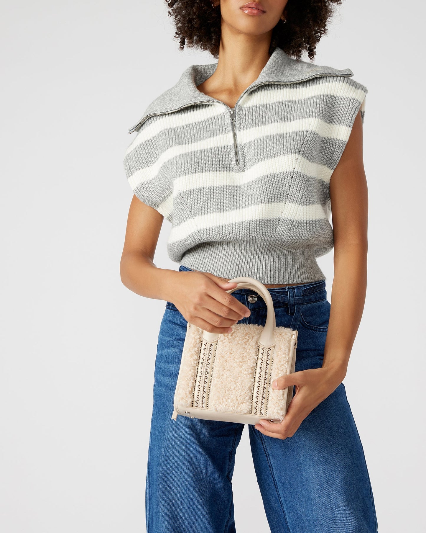 SELENA BAG CREAM MULTI - SM REBOOTED