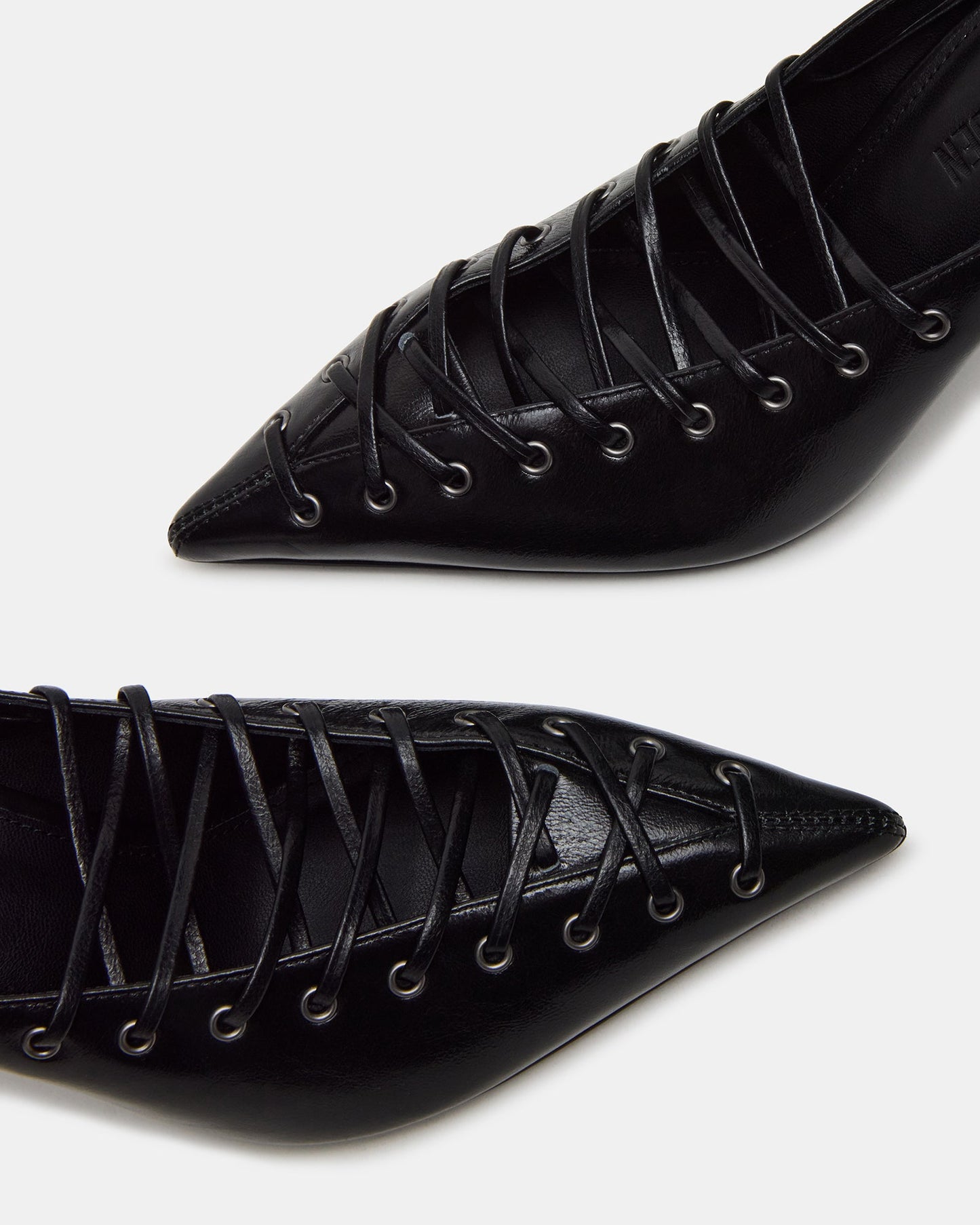 LACELLE BLACK LEATHER