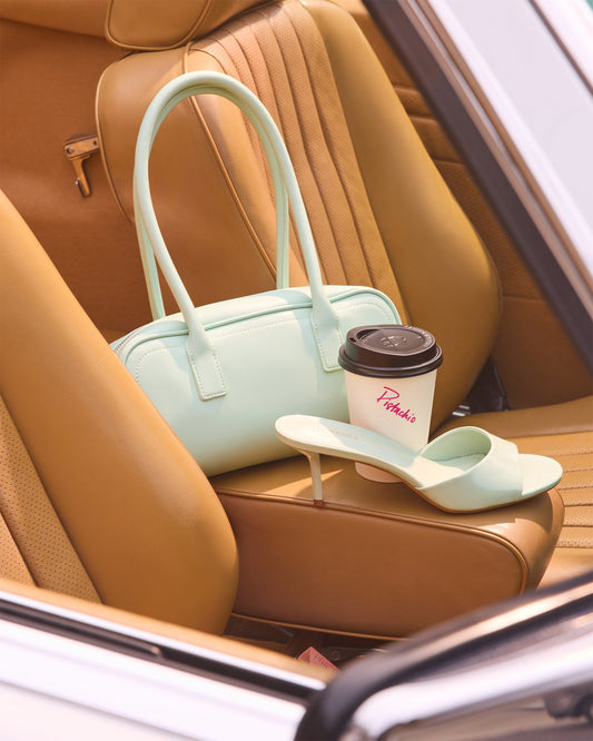 KENDRIX HEEL AND ANISE BAG PISTACHIO BUNDLE