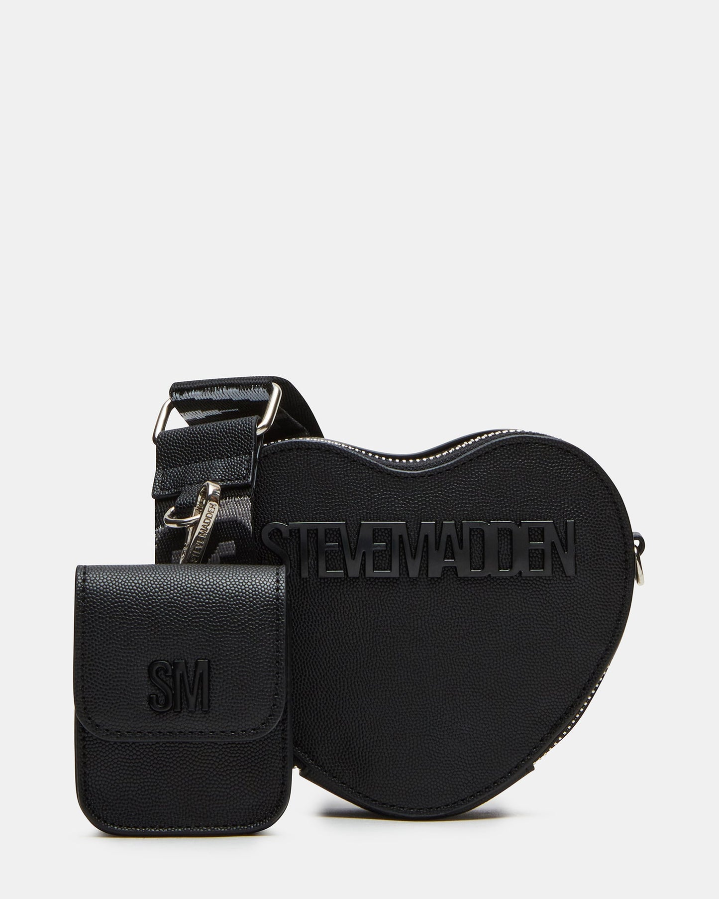 HEART CROSSBODY BLACK